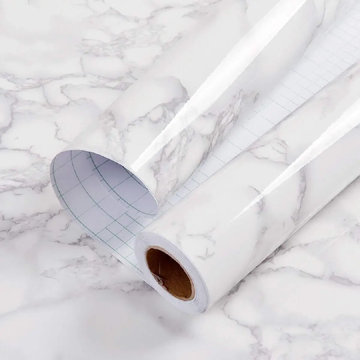 Rabbitgoo الجرانيت الرخام للماء PVC خلفيات الذاتي لاصق قشر عصا ورق لف مفروشات خزانة المطبخ جدار ديكور