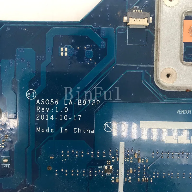 Высокое качество для 15 R материнская плата ноутбука 780118 501 AS056 LA B972P с SR23Y I5 5200U CPU 100%