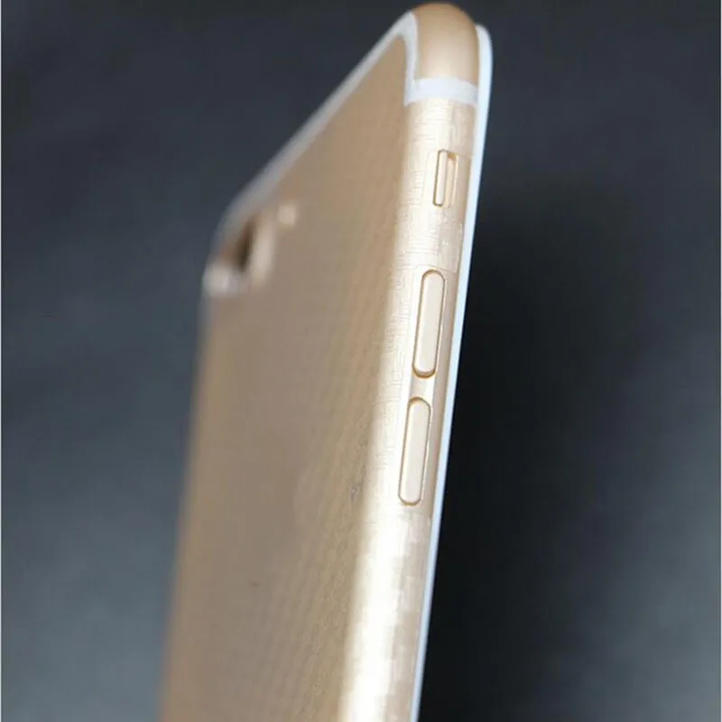 

Anti-Scratch Full Coverage Protective Film Clear Carbon Fiber Back Screen Protector Film Sticker for iphone 6 6s Plus body cover