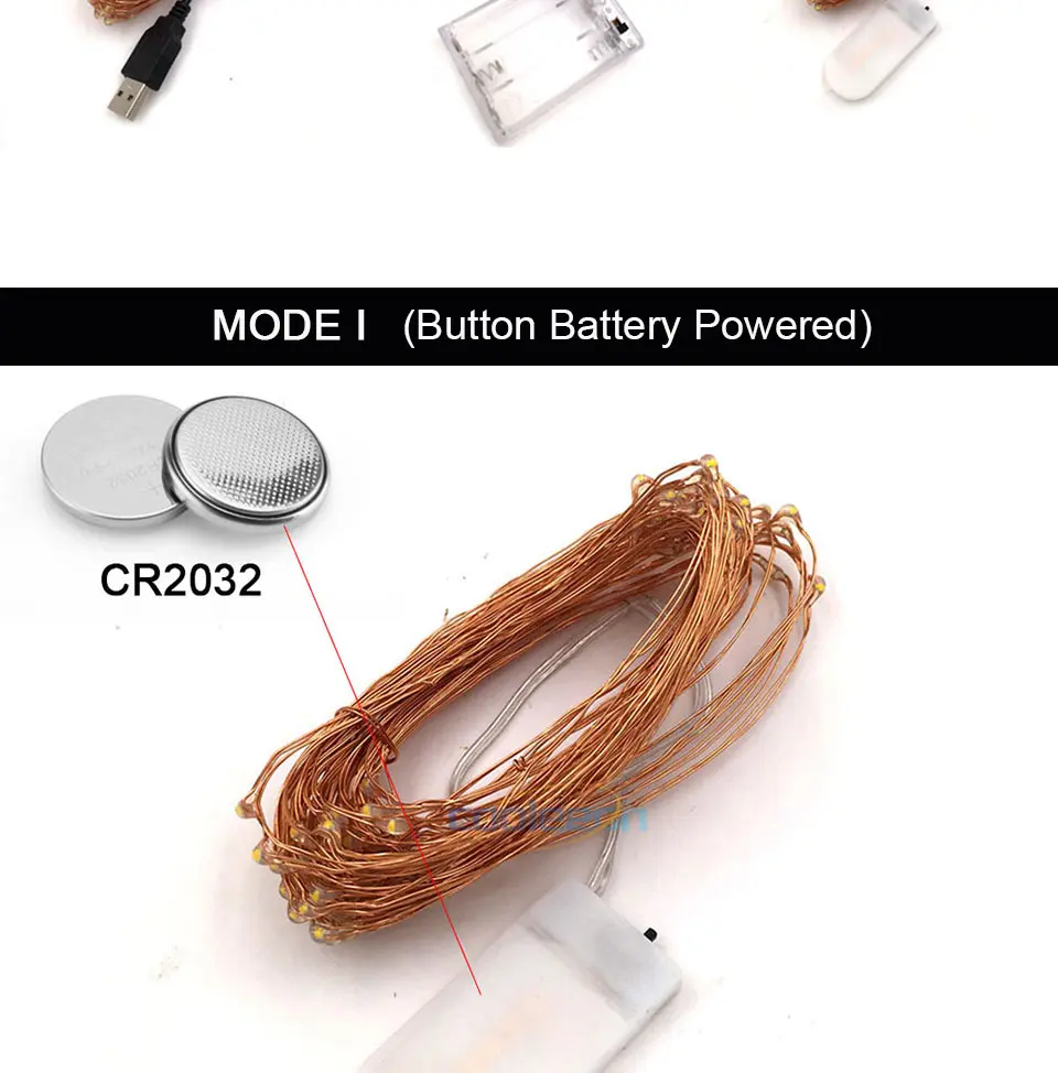 1M-10M LED String Light USB Battery Powered Cooper Wire Fairy Christmas Decor Lamp Outdoor Indoor Garden House Decoration Lights (2)