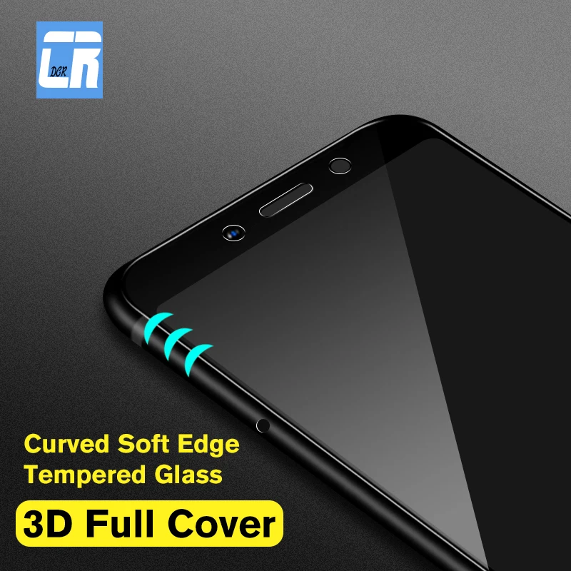 3D изогнутый мягкий край Полное покрытие закаленное стекло для Xiaomi 8 SE 6X MIX 2 S MAX