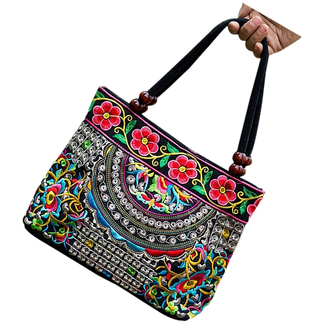 Женская сумка в китайском стиле, с вышивкой, в этническом стиле, летняя мода, ручная работа, цветы, женская сумка через плечо, сумки через плечо