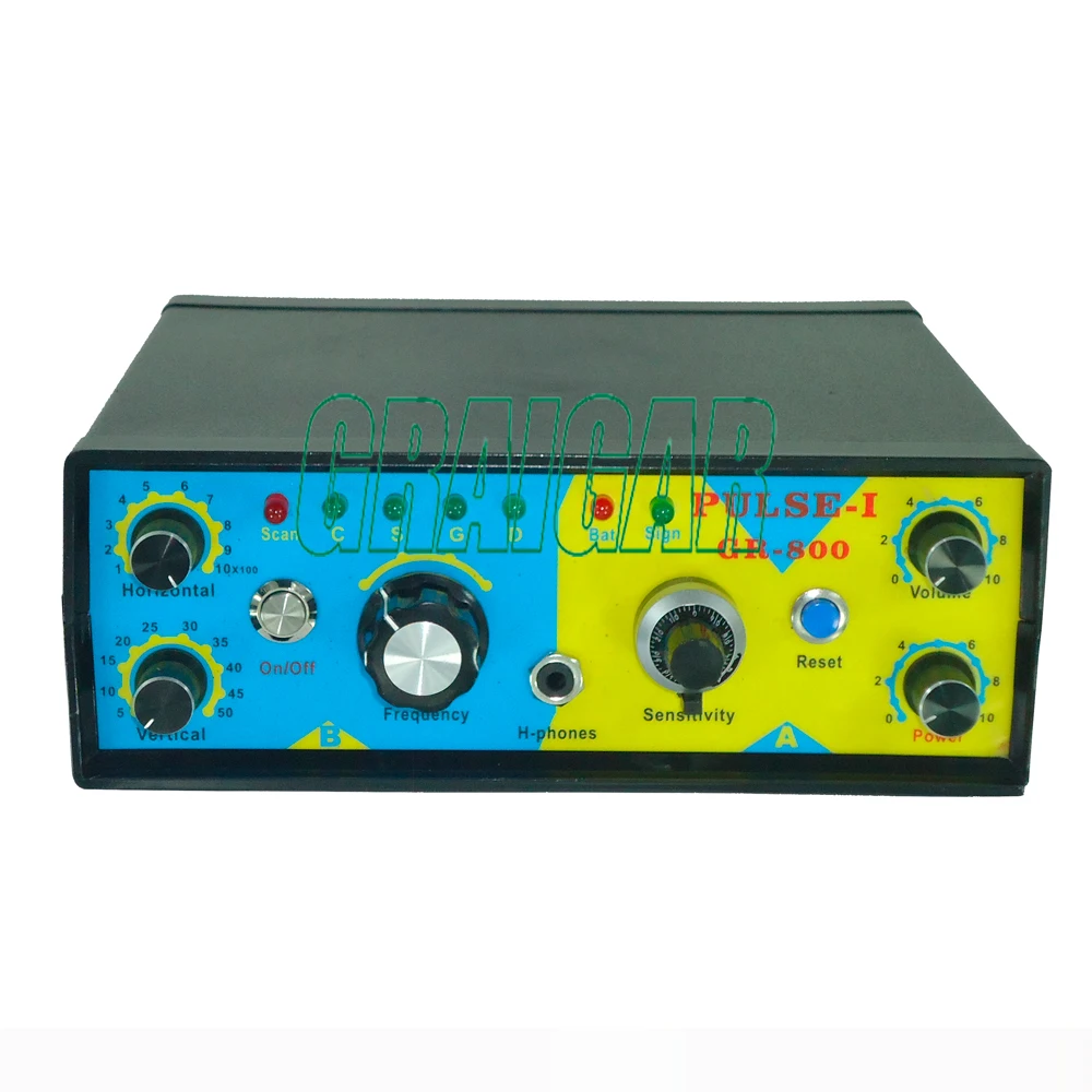 GR-800 двойной режим Многофункциональный большой диапазон композитный импульсный сканирующий подземный металлоискатель GR800
