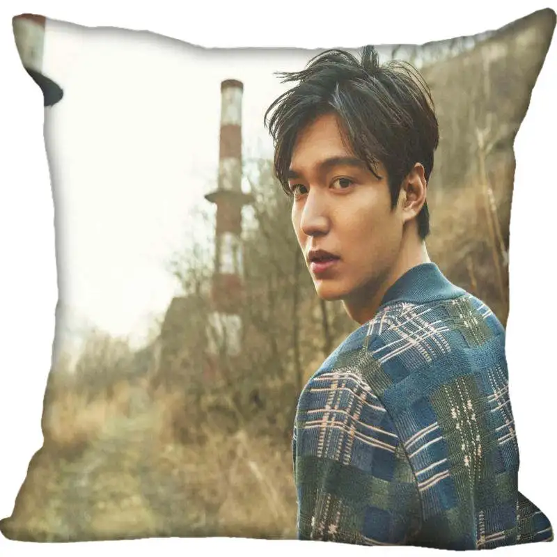 На заказ KPOP Lee Min ho квадратный чехол для подушки на заказ на молнии для спальни и дома Чехол для подушки 1 шт. на заказ 40x40 см