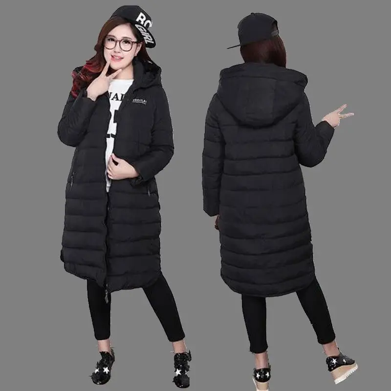 2016 New Winter Women Jacket Casual Slim Big yards Warm Cotton Down Jacket Coat Medium Thicken