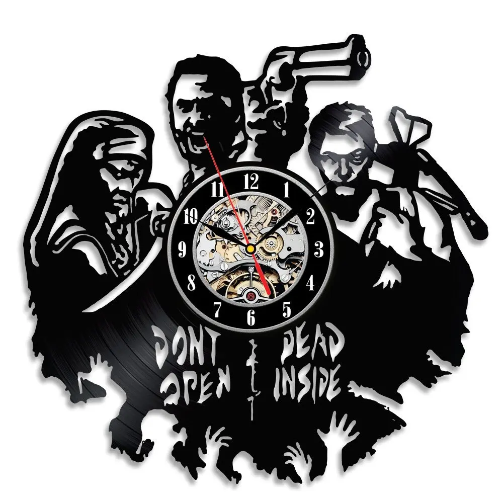Handmade Walking Dead Theme Wall Clock Best gift for Him and Her Win a
