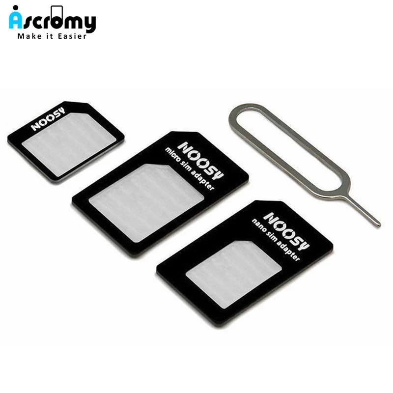 Адаптер для микро Nano SIM карты комплект коннекторов iPhone 6 7 plus 5S Huawei P8 lite P9 Xiaomi Redmi Note 4