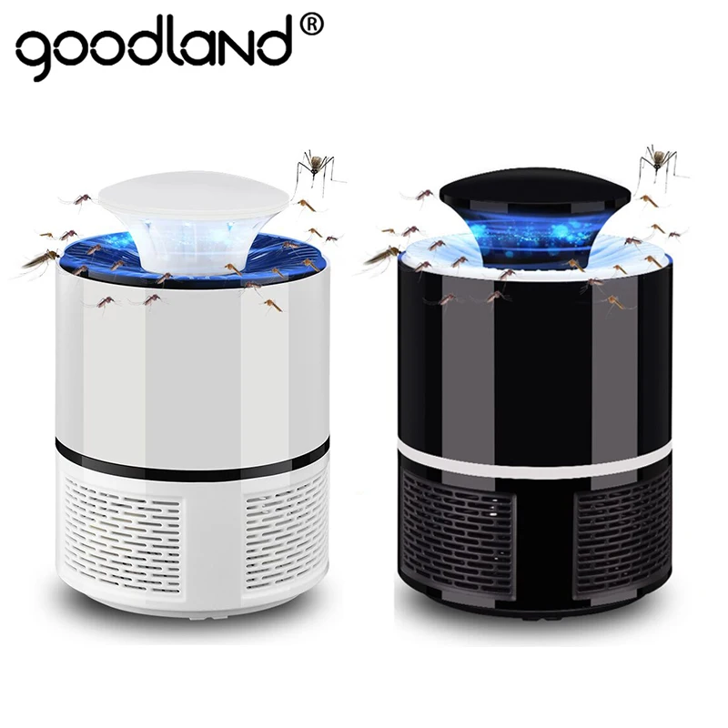 Goodland USB лампа-убийца комаров светодиодный Противомоскитный Электрический Жук Zapper Бесшумная ловушка для насекомых-убийца для наружной спальни