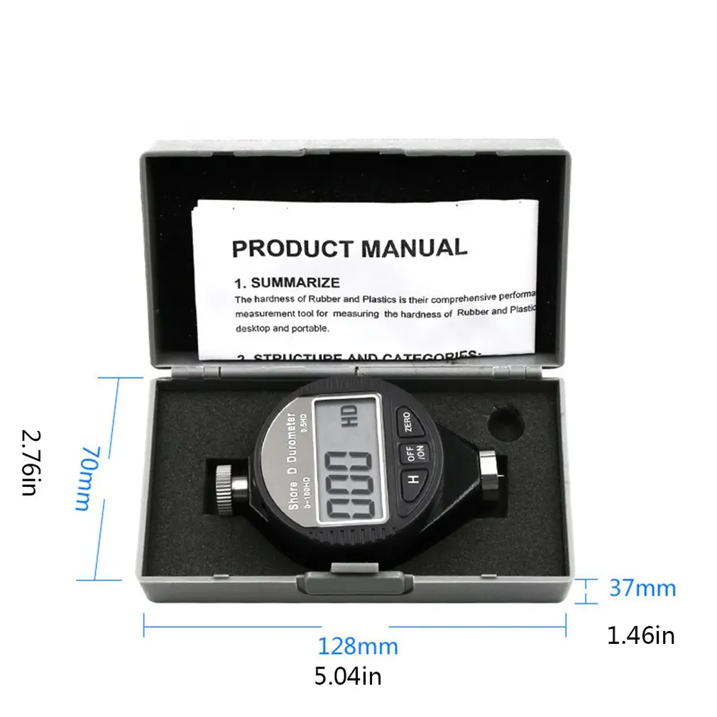 Электронный дисплей, тестер твердости, силиконовый пластиковый резиновый ремешок, тестер твердости 0-100A/C/D, распродажа