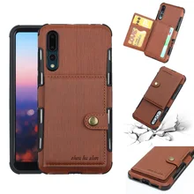 Держатель для карт Кожаный чехол-сумка для телефона для huawei p20 Lite Pro Nova 3e Бумажник Обложка для huawei Коврики 10 lite Pro дело чести 9I случаях