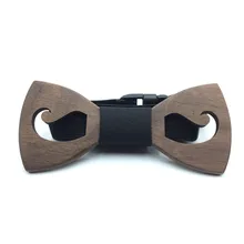 Новогодний подарок Мужской деревянный галстук-бабочка галстук мужской Одноцветный Свадебный галстук-бабочка галстуки для мужчин бабочка галстук деревянный лук галстук бабочка