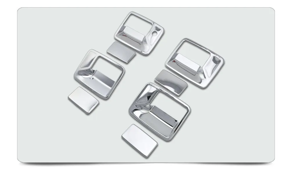 2000-2006 F250 Accessories 4D Door Handle Cover No PSKH For Ford F-250 South American Version Only ABS Chromium FREE Shipping c