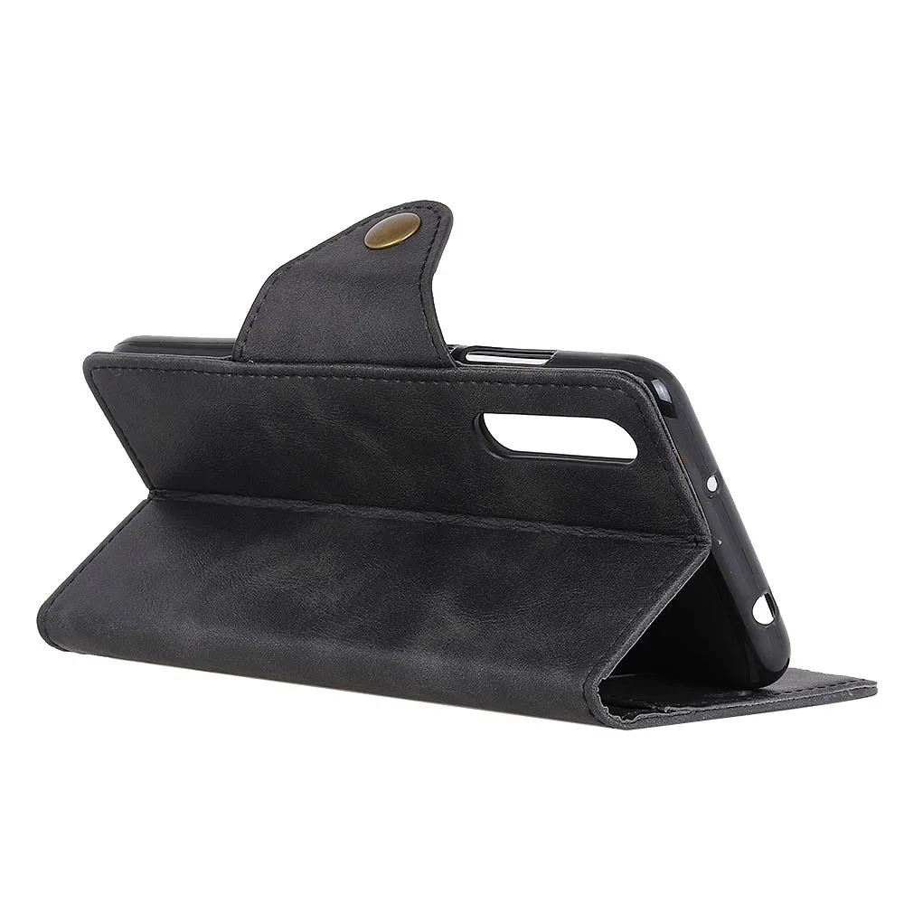 

Silicone Base Case for Xiaomi 9 Leather Case with Card Pocket Kickstand Capa Cover