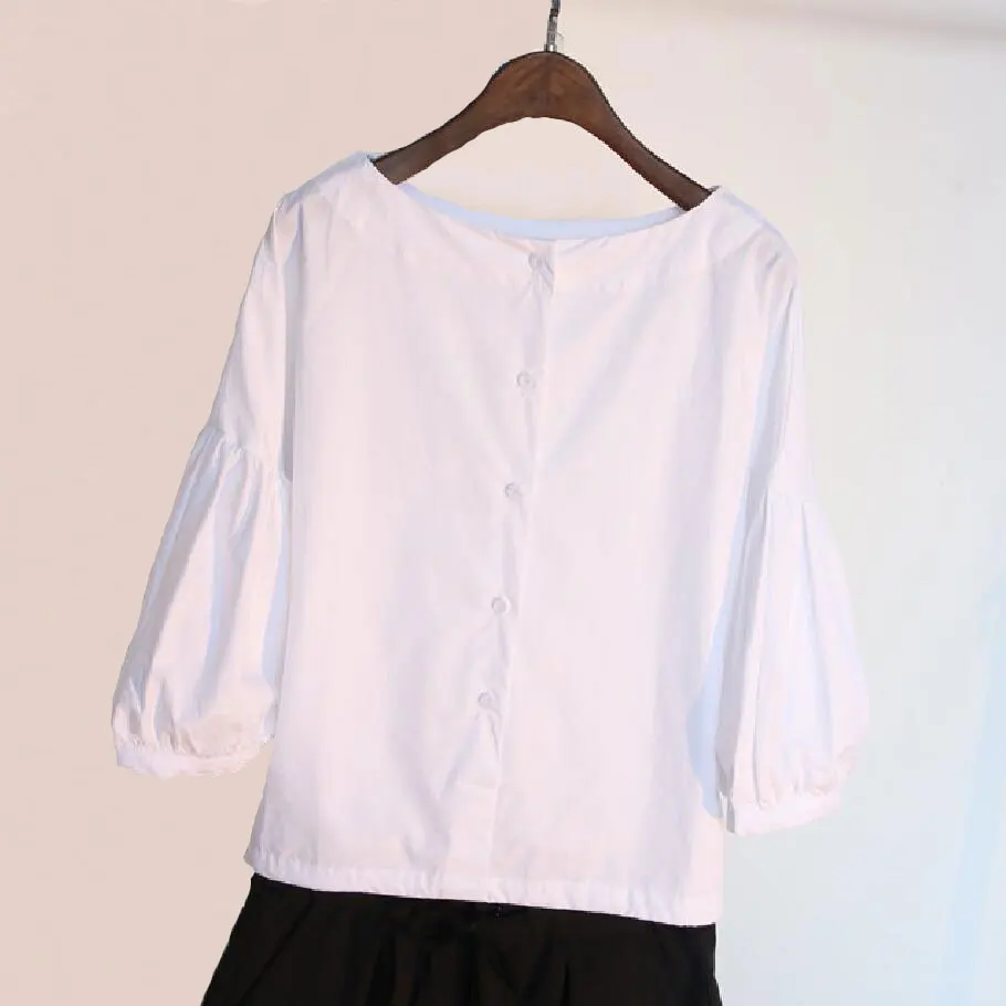 Vintage Lantern Sleeve Shirt Womens 
