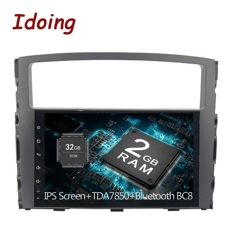 

Idoing android 6.0/7.1 car radio 2g+32g fast boot TPMS GPS+GLONASS Fast Boot Fit MITSUBISHI PAJERO V97 V93 2006-2012 NO Disc
