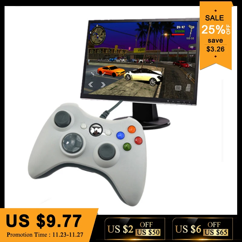 

USB Wired Controller Joystick For PC Controle For Computer Win7 Win8 Win10 Not for xbox 360