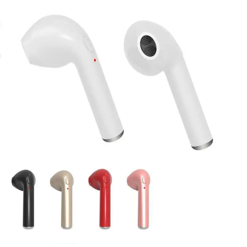 

I7 Wireless Earphone Bluetooth Headset In-Ear Invisible handsfree Earbud with Mic for iPhone X 8 7 plus 6 6s Samsung S8 Xiaomi