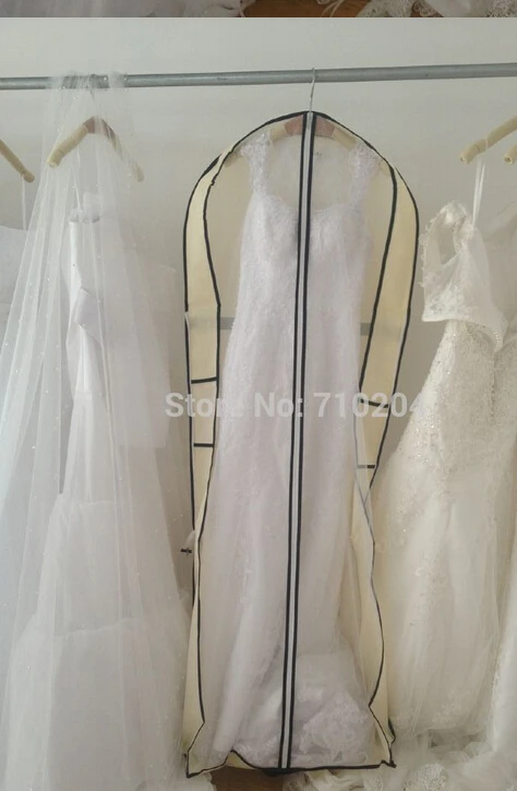 Чехол для свадебного платья высококачественный пластиковый подъюбник, экономящий чехол для одежды невесты