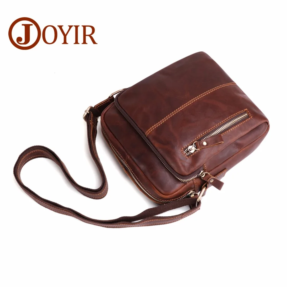 

Men's Messenger Bag Genuine Leather Shoulder Bag Crossbody Bag Vintage Flap Travel Casual Business for Male Leather Handbags
