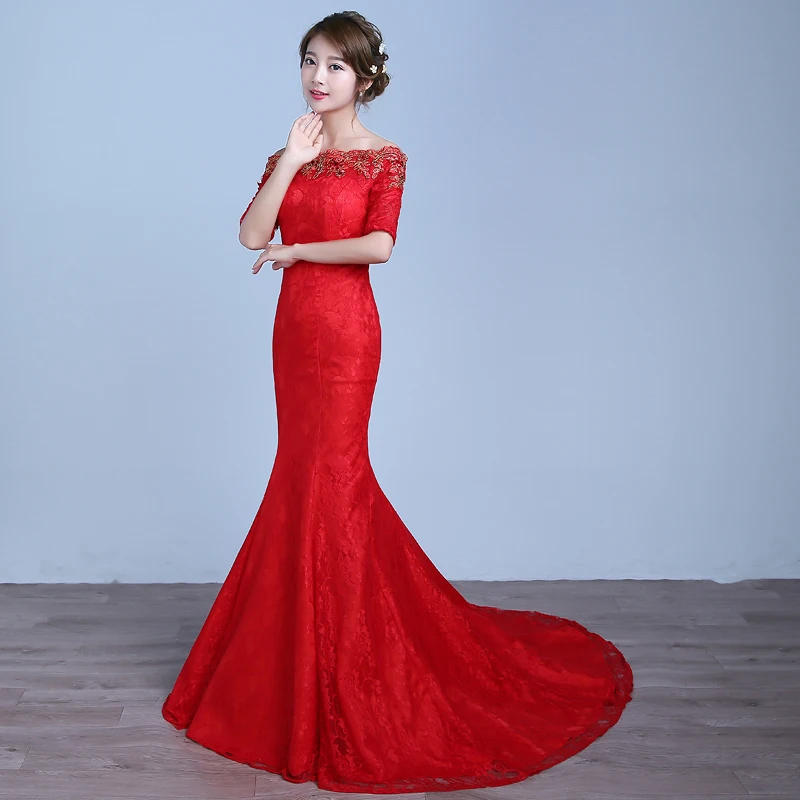 Модный классический романтический красный свадебное платье милая органза жемчуг свадебные платья с оборками Красивые вечерние бальные платья по индивидуальному заказу