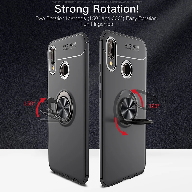 Чехол MAKAVO для Huawei P Smart 2019 мягкий матовый Силиконовый чехол накладка Plus телефона