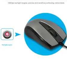 Новинка, модная эргономичная дизайнерская USB Проводная оптическая игровая мышь с чувствительными кнопками 1000 dpi для ПК и ноутбука l0730#3