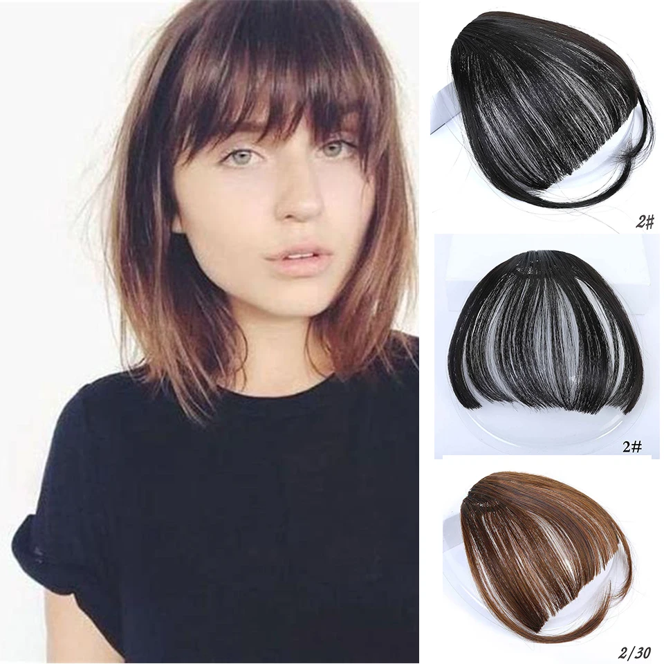 

MSTN Thin hair and tidy air bangs clip Korean tassel front hair style fashion bangs hairstyle headwear