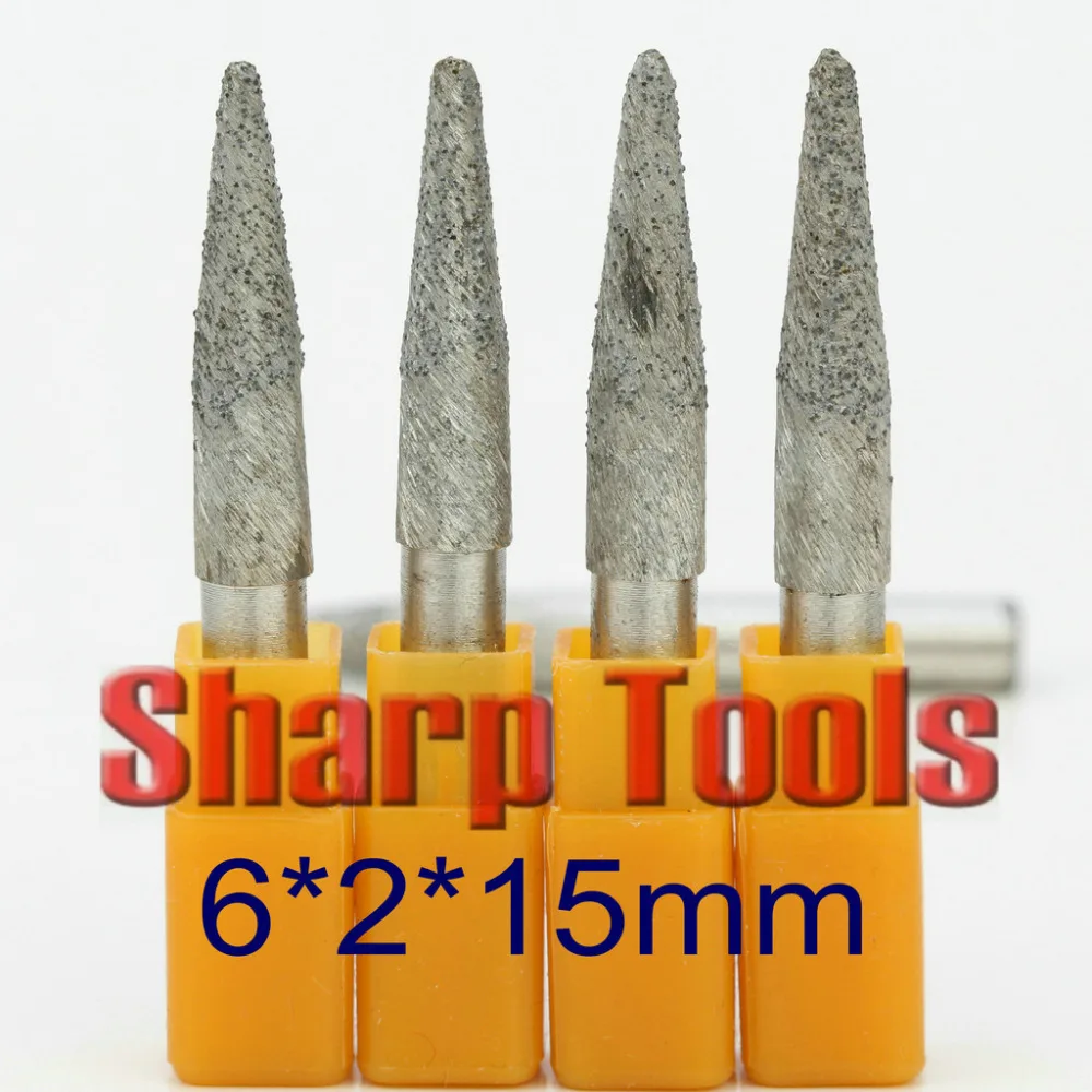 Taper Ball Nose End Mill Cone Cutter Sintered Diamond Router Bits for