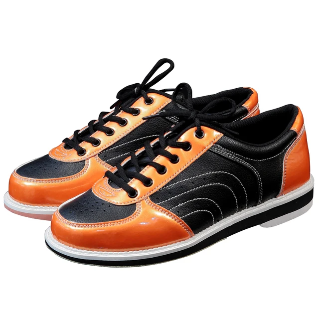 US $43.83 Men Women Skidproof Sole Bowling Shoes Unisex Breathable Lace Up Sports Shoes Wearable Sneakers D07