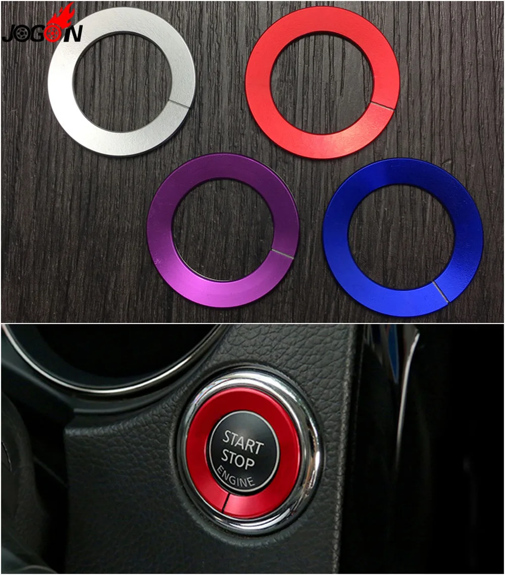 Buy Metal Car Engine Button Cover,Push To Start/Stop Button Cover,Car
