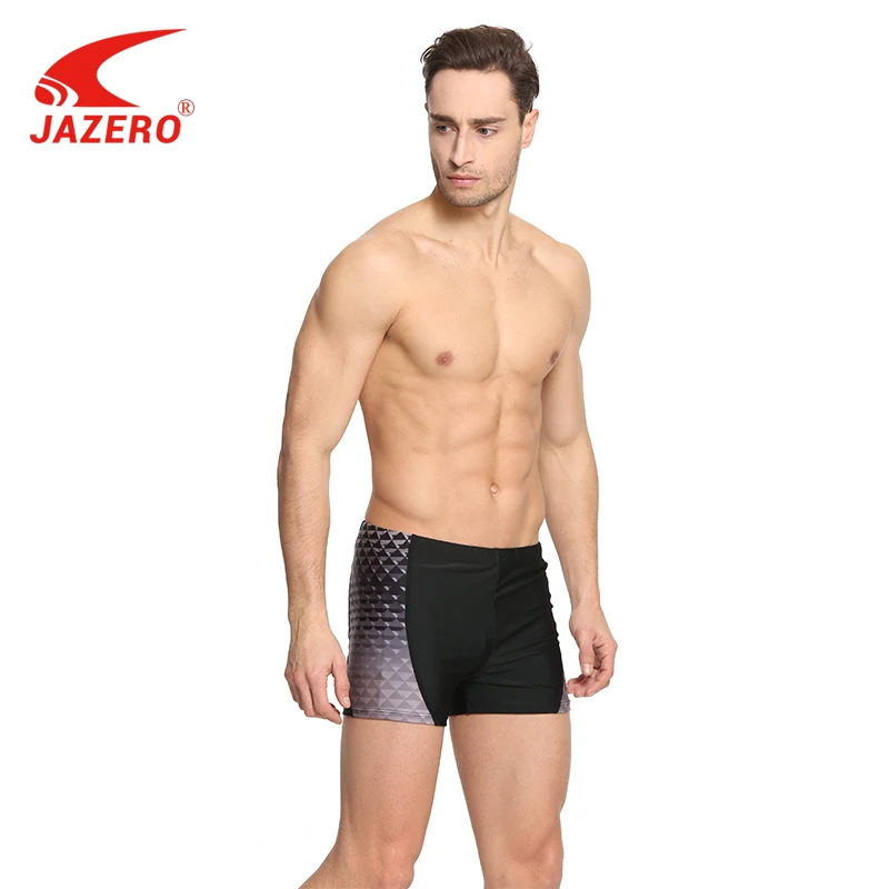 

JAZERO 2018 Comfortable Men's Swimwear Beach Shorts Breathable Print Swimsuit Man Swimming Trunks For Boys High Elasticity