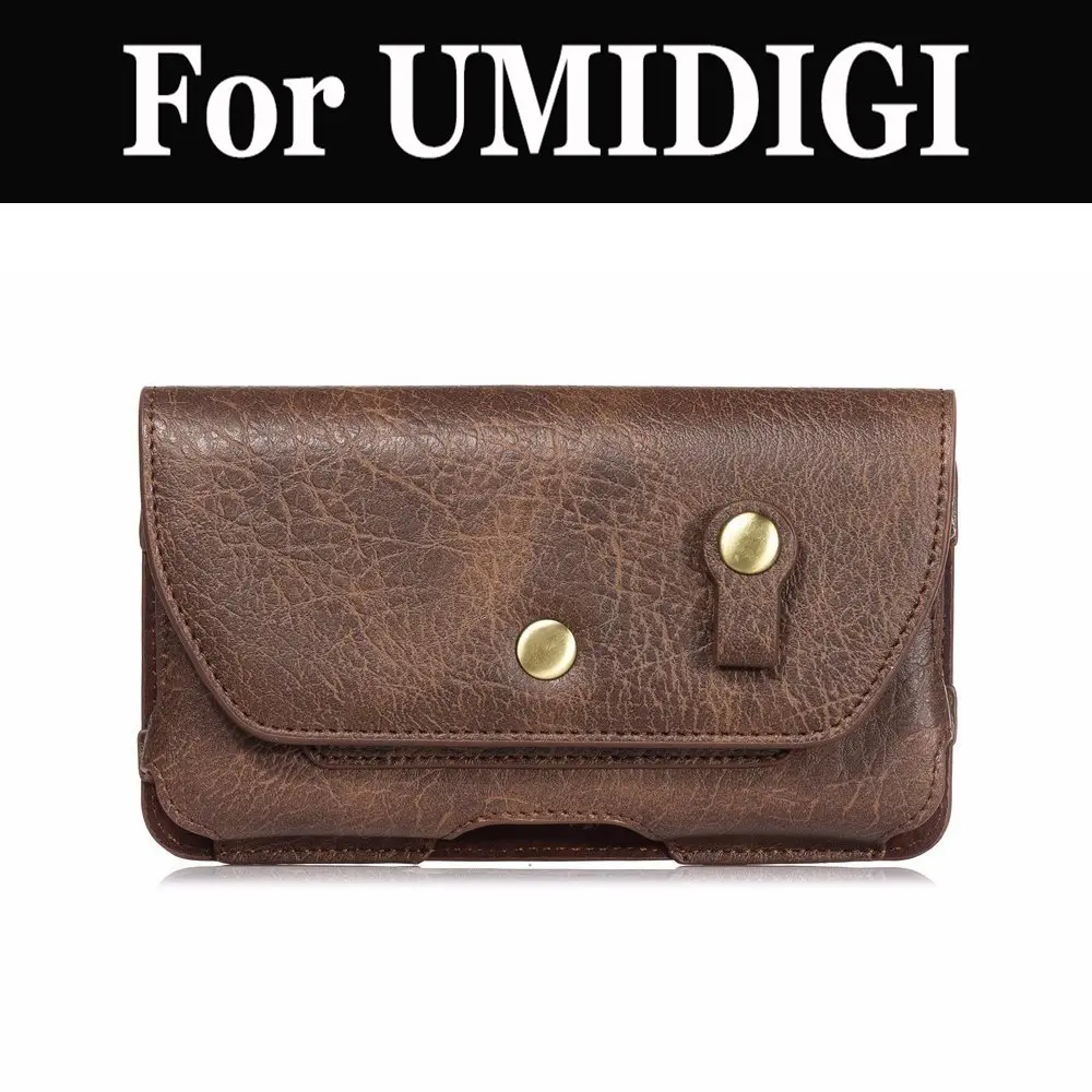 Leather Holster Pouch Case with Belt Clip/ID Wallet For UMIDIGI G C Note 2 Crystal C2 Z1 Pro S A1 A3 One Max Z2 | Мобильные телефоны