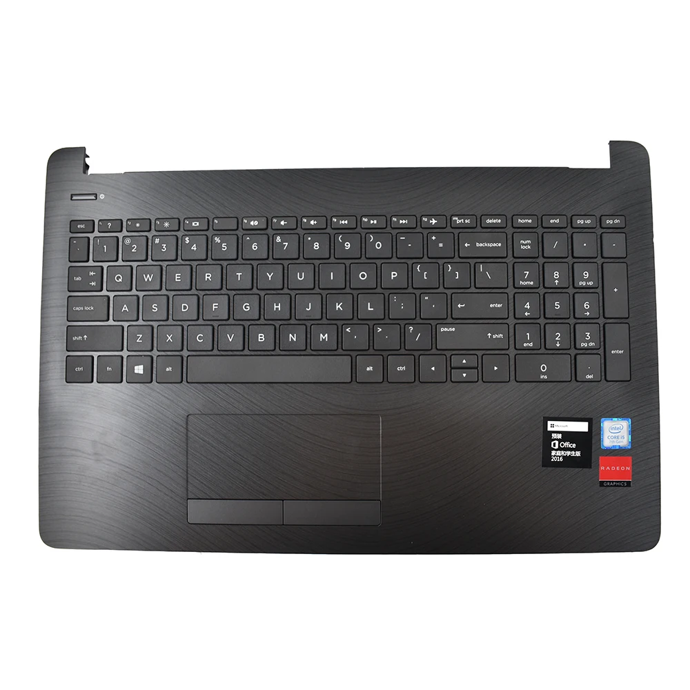 Чехол с клавиатурой Touc hp ad 15-BS 15-BW 925010-001 для hp бесплатно