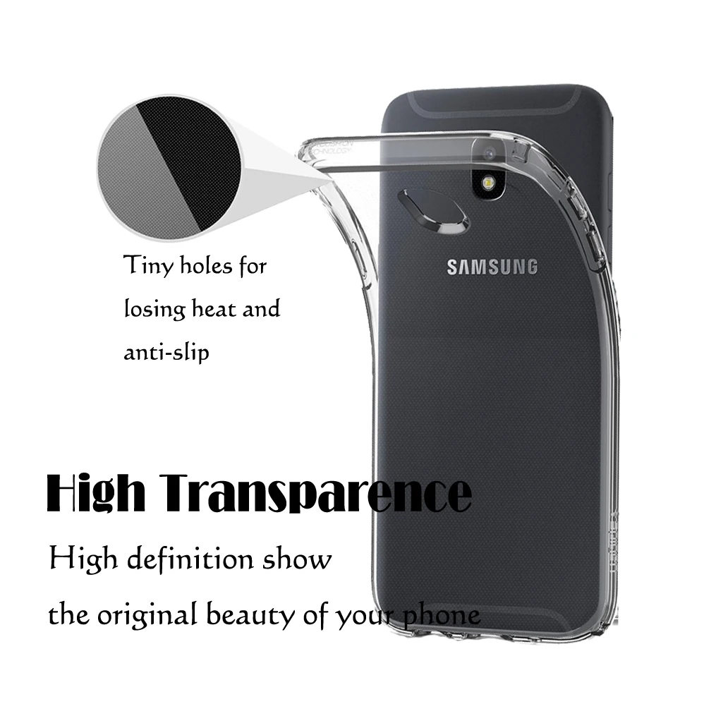 Для Samsung Galaxy J6 2018 J600F / J4 J400F J8 ТПУ задняя крышка чехол 0 3 мм Полное покрытие