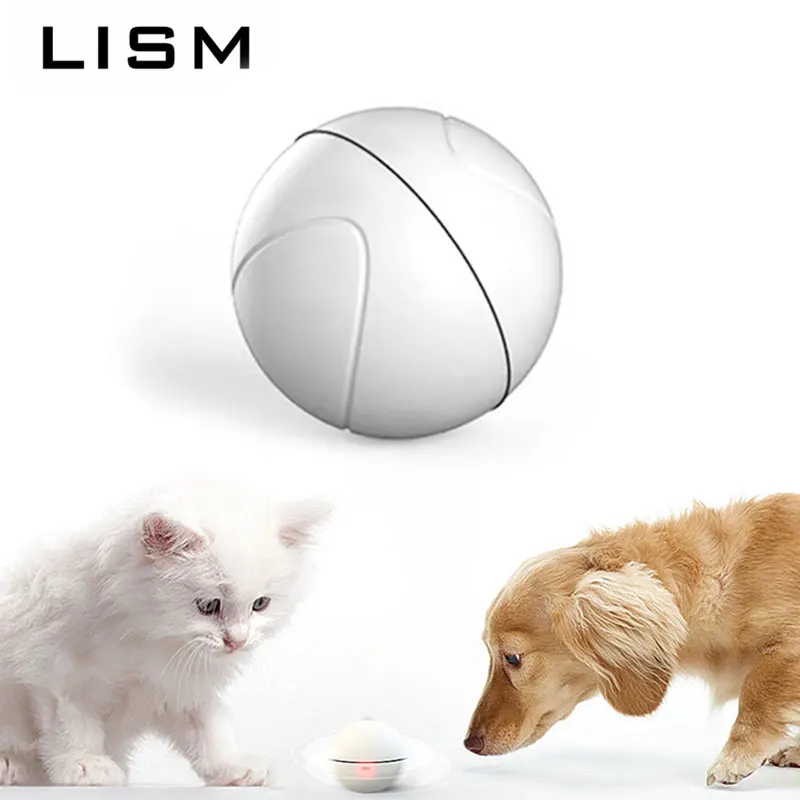 

2019 NEW Pet Cat Interactive Laser Magic Toy Ball USB Charging LED Laser Red Light Electric Rolling Ball Funny Pet Cat Dog Toys