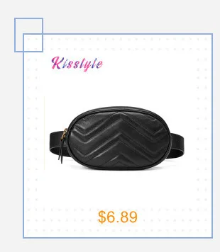 Kisstyle, Женская поясная сумка, мини круглый ремень, сумка, сумка, модная, стеганая, кожаная, поясная сумка, повседневная, женская, через плечо, дорожная, нагрудная сумка