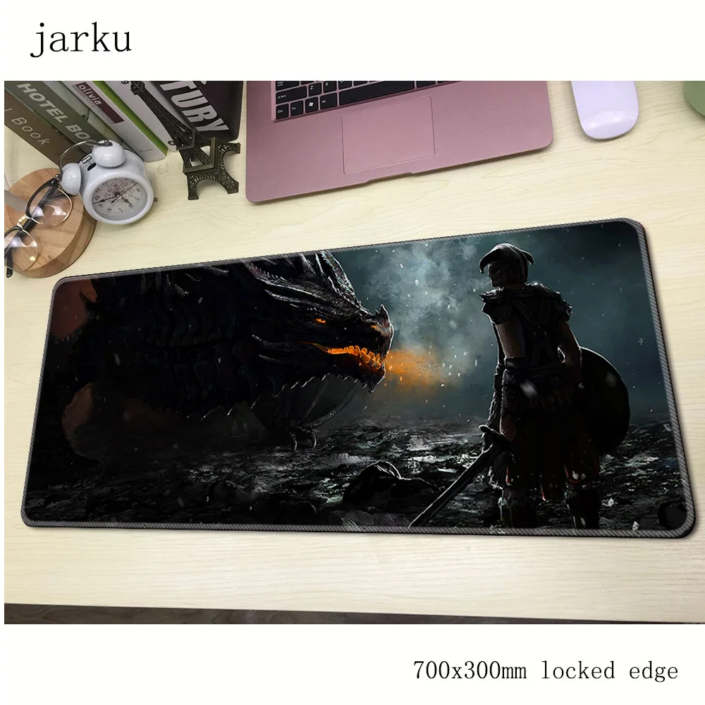 Skyrim коврик для мыши компьютерный 700x300x2 мм большой красивый эргономичный гаджет