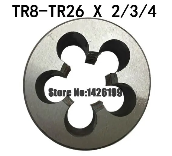 

1PCS TR8 TR10 TR12 TR14 TR16 TR20 TR22 TR24 Die 2/3/4,Right/Left hand T=TR trapezoidal round die T die,Threading Tools Lathe