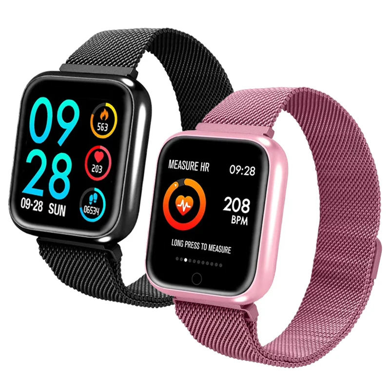 

Hot Sale Smart Watch P70 fitness tracker Sports IP68 Waterproof Heart Rate Monitor Blood Pressure for Xiaomi Apple Iphone 6 7