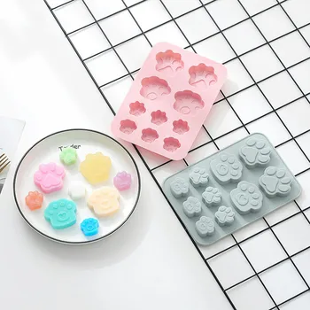 

New Cat claw Silicone Cake Mold DIY Cake Decorating Tools Soap Chocolate Molds Ice cube Tray Ice Cream Maker
