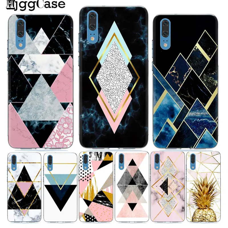 

Marble pattern Phone Case For Funda Huawei P10 P20 P30 Mate 10 20 Lite Pro Case Honor 9 10 Lite 8X 8C Y9 2019 Luxury Back Cover