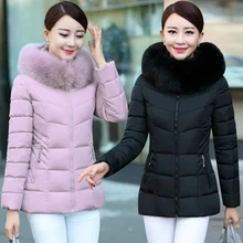 Women’s large code was thin mother cotton-padded jacket short coat women’s cotton jacket jacket