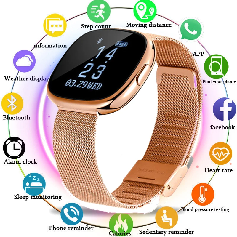 

2018 new smartwatch luxury watch men woman Heart rate Pedometer Top craft production smart watch digital watches Smart bracelet