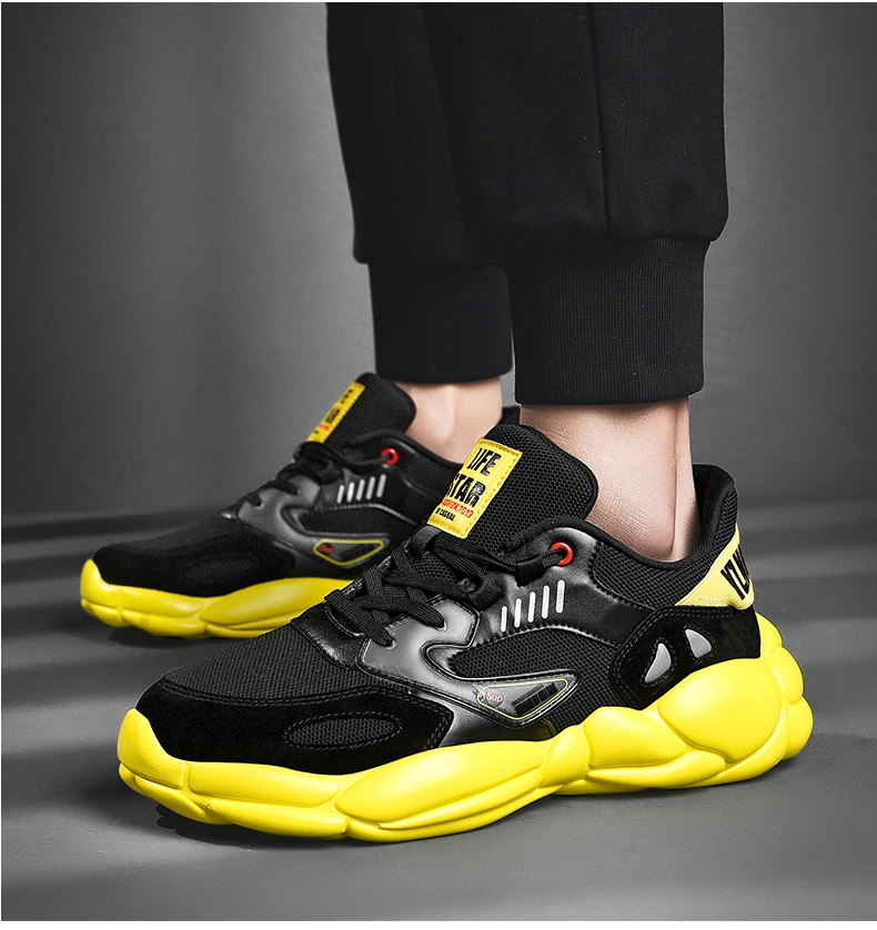 Мужские кроссовки, трендовые удобные дышащие кроссовки для бега, мужские спортивные уличные высокие кроссовки для бега, zapatillas hombre