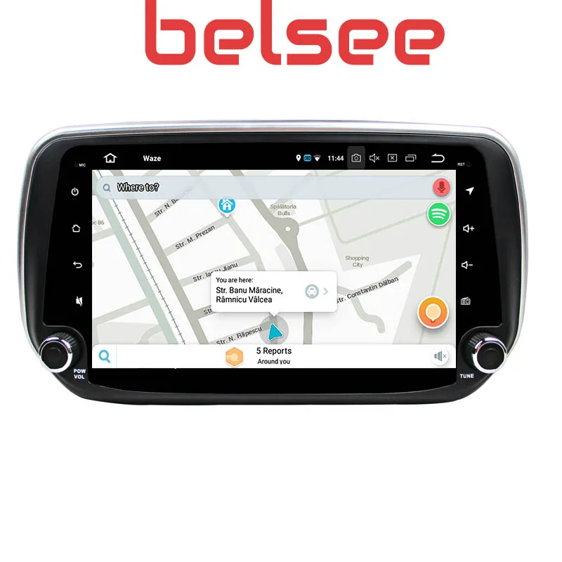 Discount Belsee 9" IPS Screen Android 8.0 Radio Car Stereo Upgrade Head Unit GPS Navigation Player for Hyundai Santa Fe ix45 2019 2018 3