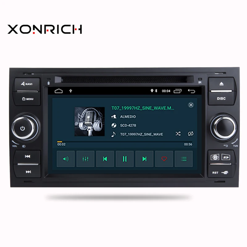 Clearance Autoradio Double Din Android Car DVD GPS Player for FORD Focus II C-Max S-Max Galaxy Fusion Transit Multimedia Stereo Navi DSP 2