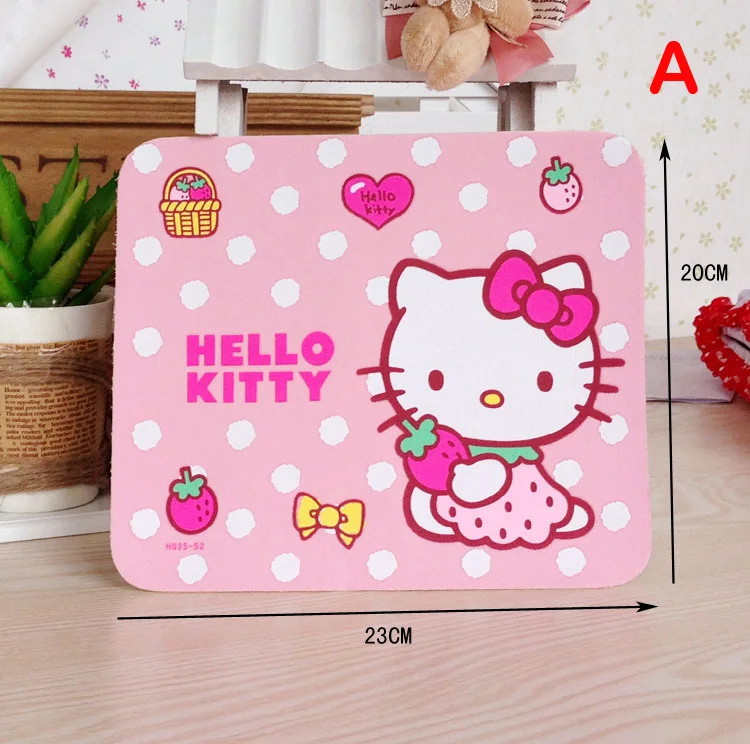 

Mini Small Hello Kitty Mouse Pads Size 23 * 20 CM ( 9.05 * 7.87 Inch)