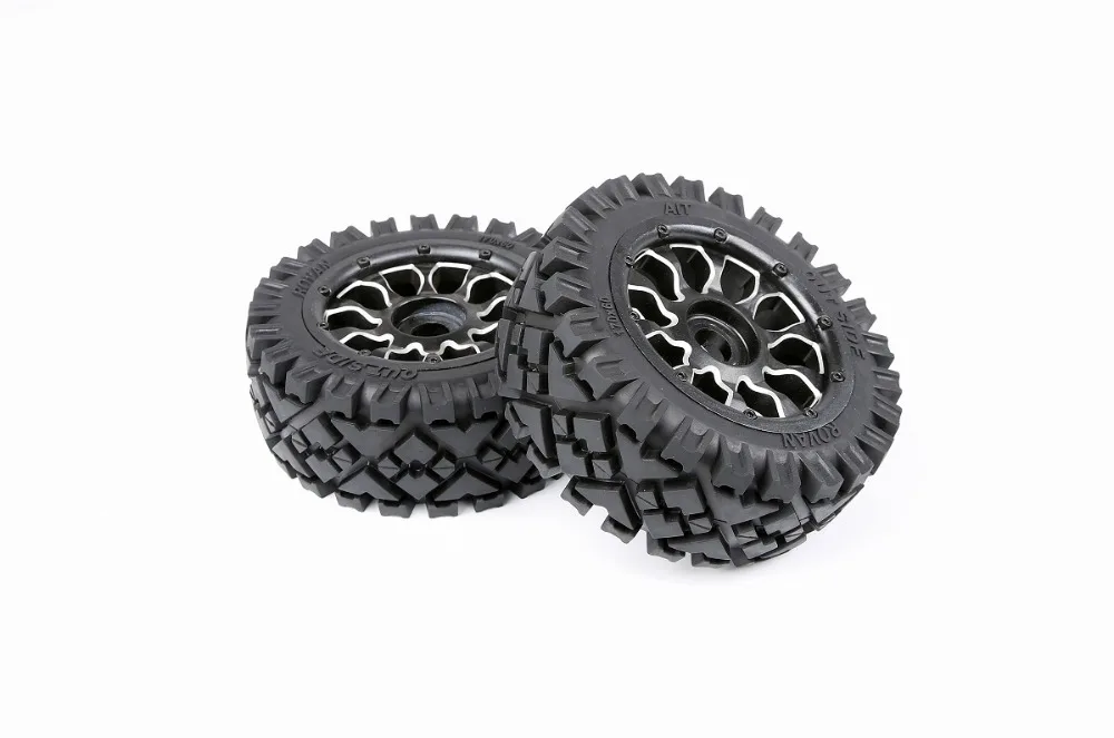 

1/5 hpi km rovan baja 5B Front all terrain tires all terrain tyres with metal wheel hub - Front - 2pcs/pair 951192
