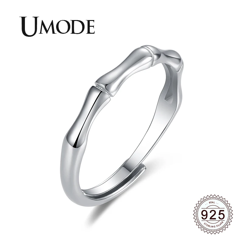 Комплект колец UMODE из стерлингового серебра 925 пробы для пар мужчин и женщин
