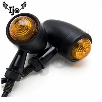 

Aluminium motorcycle signal light bobbers intermitentes para moto retro for harley softail davidsion honda shadow turn signal
